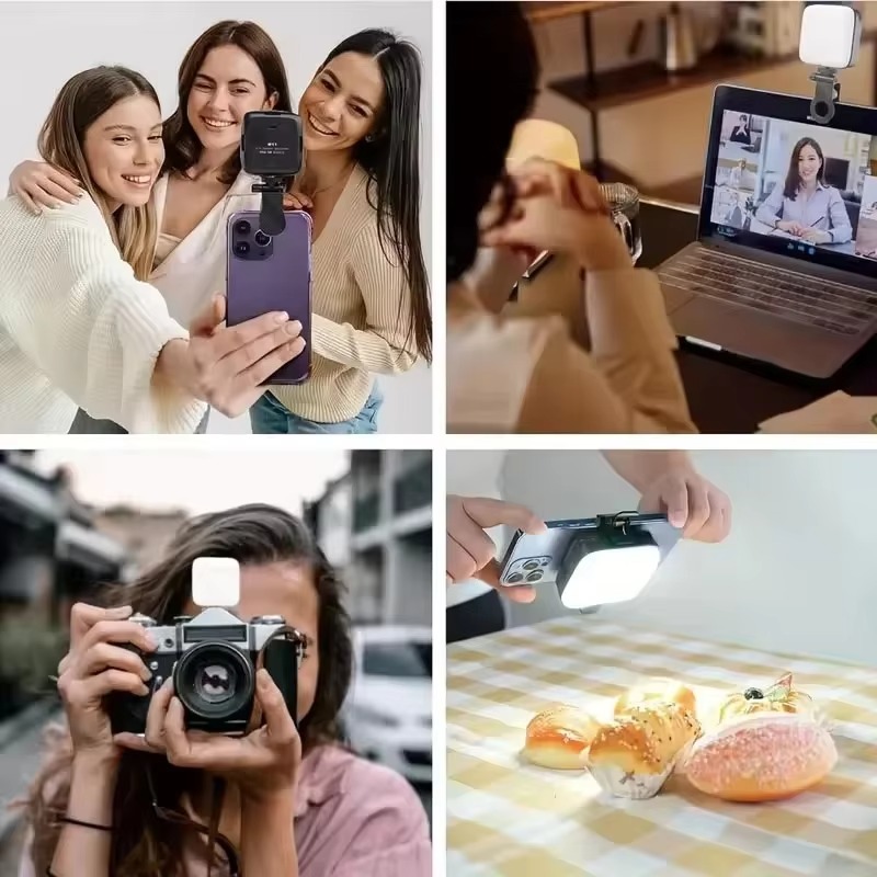 Photography Lighting Meter - Portable Clip Phone Selfie Ring Light