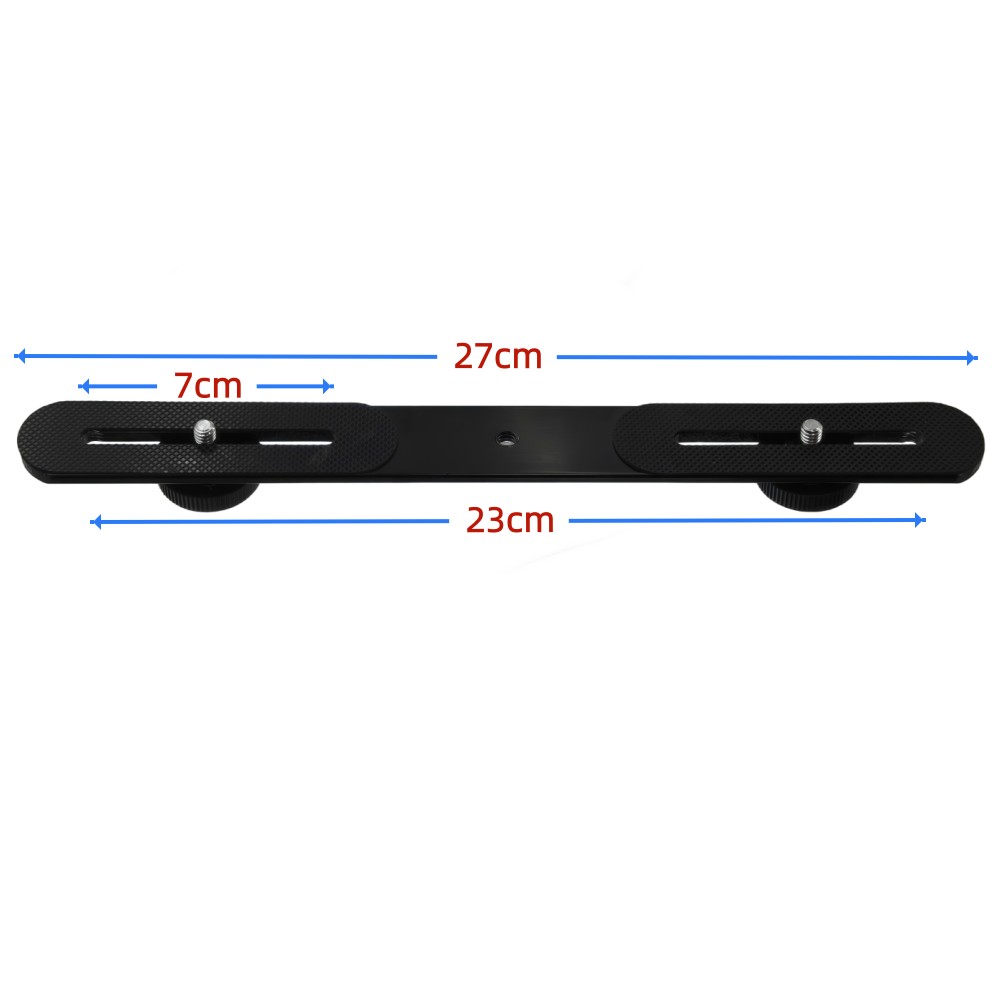 Dual Flash Bracket 1/4'' Screw - đánh giá và giá Photography Lighting Description