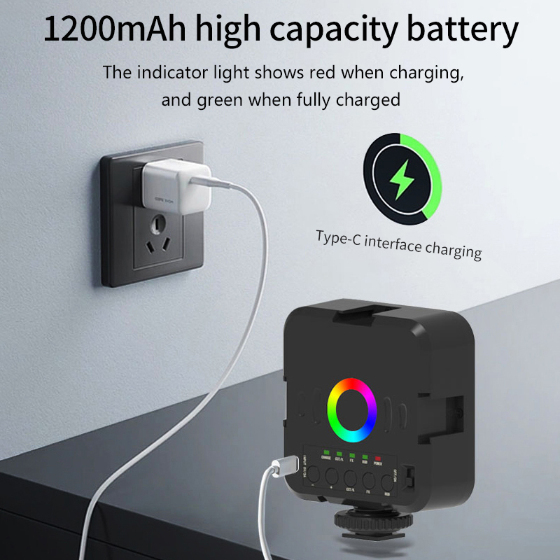 Portable W70RGB LED Full Color - đánh giá và giá Photography Lighting Handheld