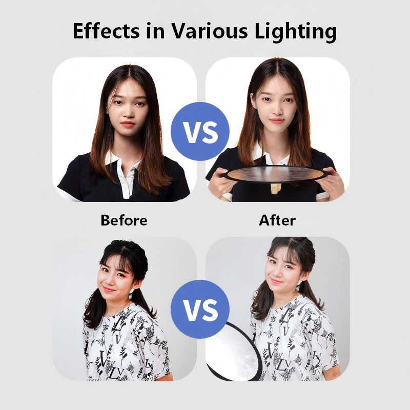 2-in-1 Dual Sided Gold Silver  - đánh giá và giá Photography Lighting Kit Portable