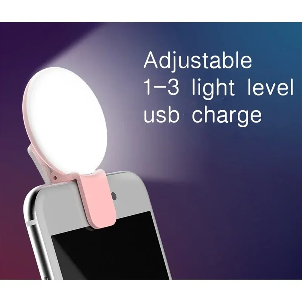 Mini Portable Selfie Ring Ligh - đánh giá và giá Photography Lighting Description