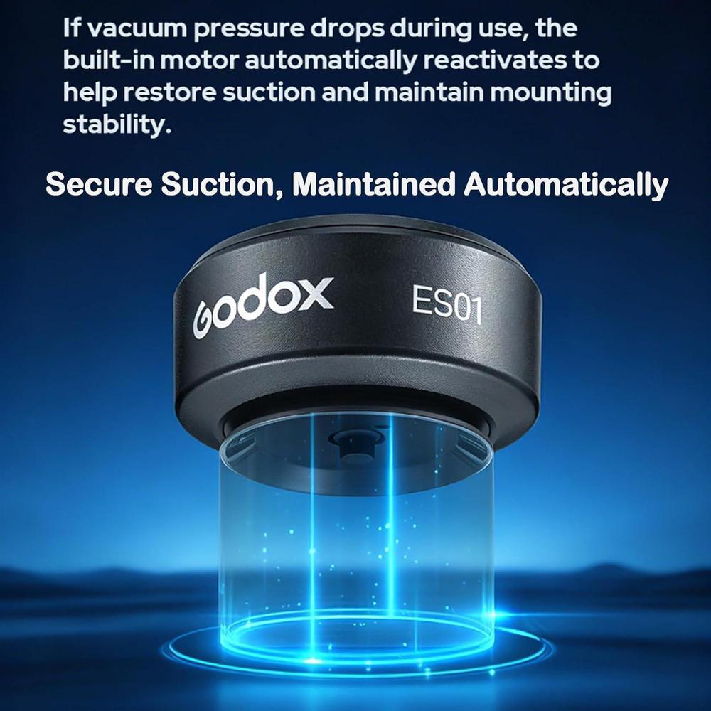Godox ES01 Motorized Vacuum Su - đánh giá và giá Photography Lighting Description