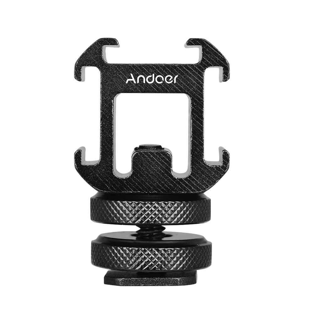 Andoer 3 Cold Shoe Mount Adapt - đánh giá và giá Photography Lighting Description