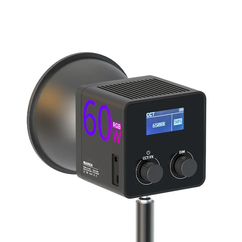 60W Portable LED COB Video Lig - đánh giá và giá Photography Lighting Handheld